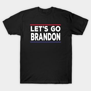 Let's Go Brandon -Text T-Shirt